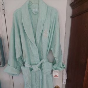 Ladies turkish terry robe one size
